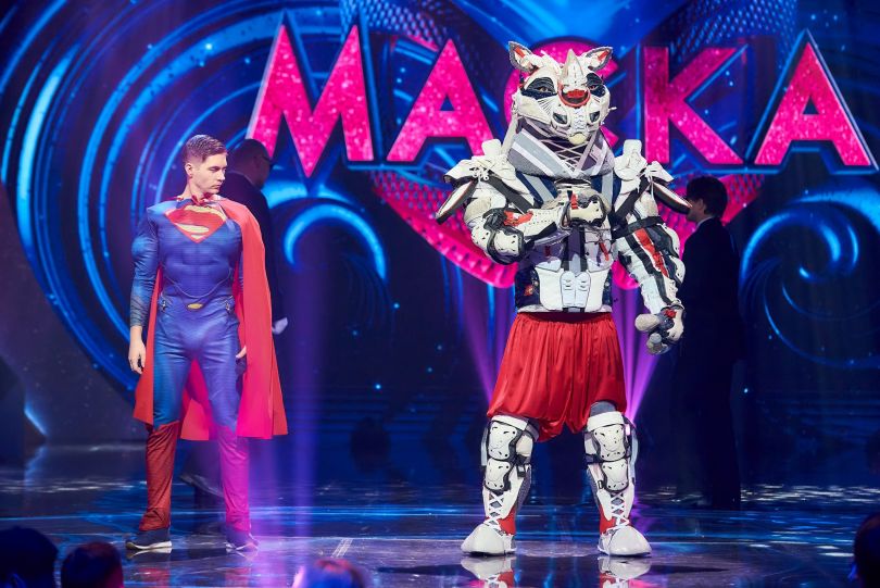 Носорог шоу маска